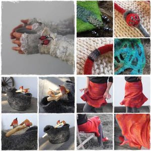 2018 Online Advents-Filzkurs – Fotomontage